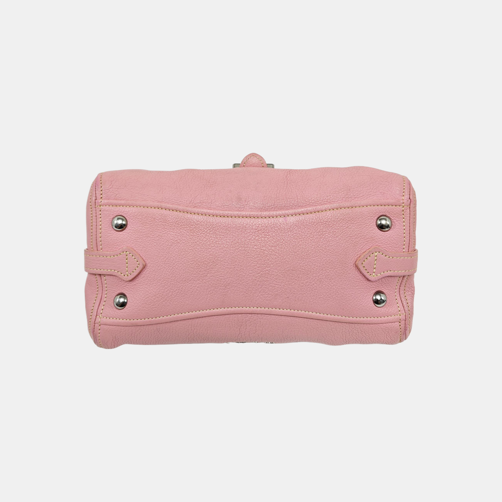 Calfskin Shoulder Bag Pink