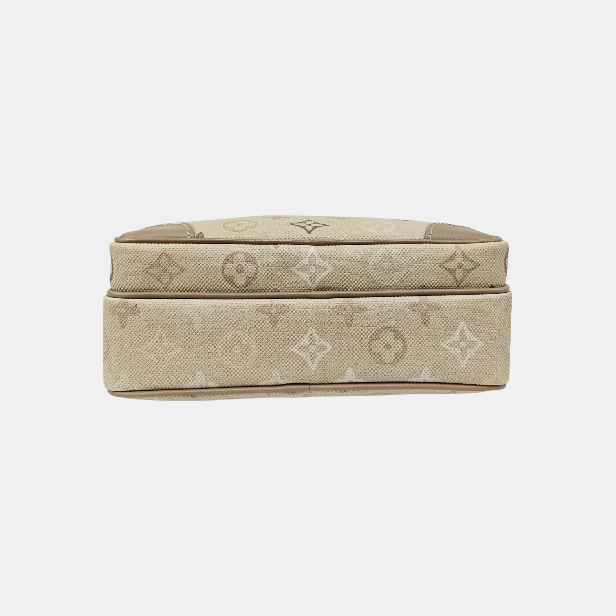 NIL Monogram Coated Canvas Green