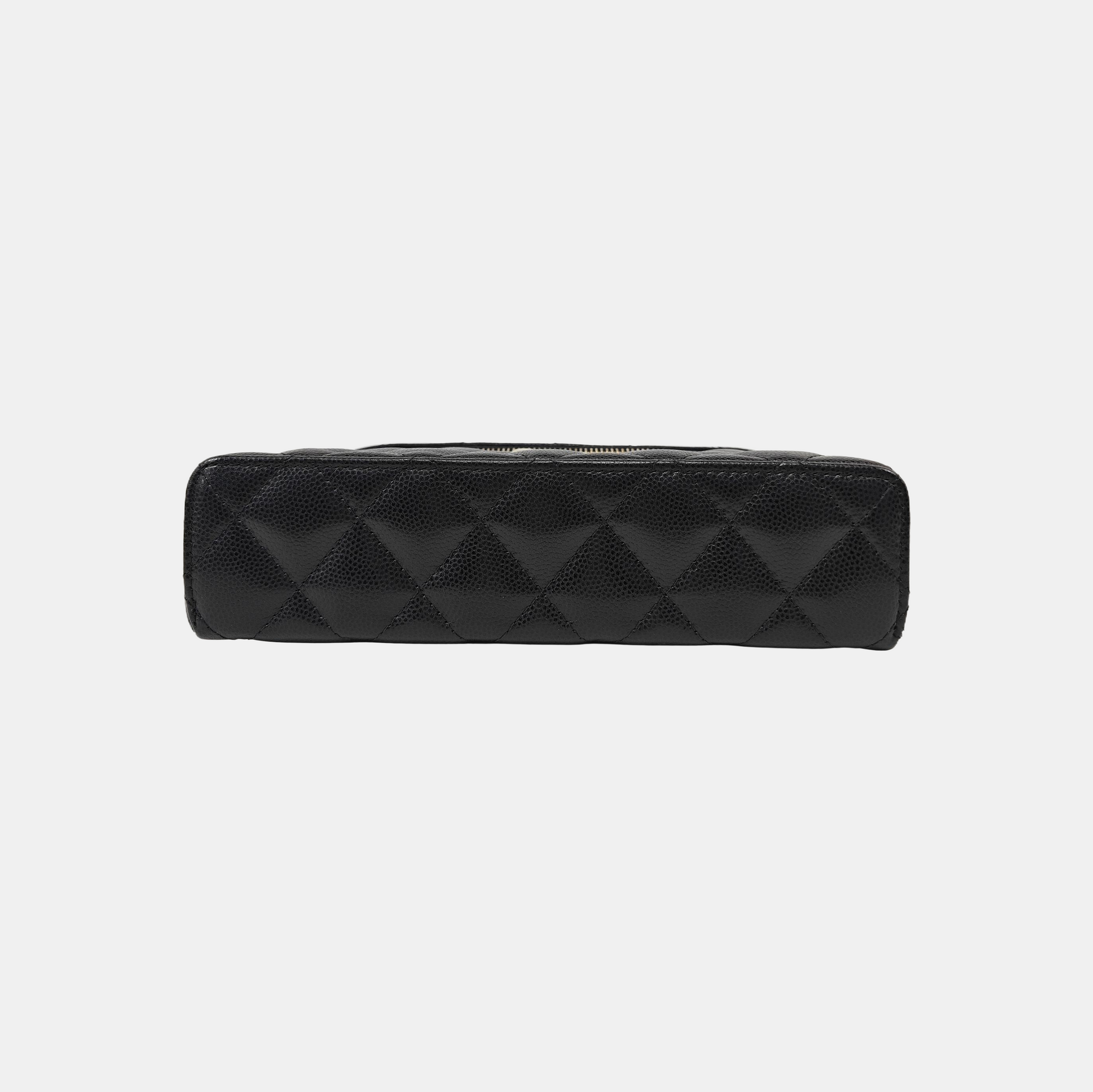 VANITY CASE Quilted Grained Calfskin Black