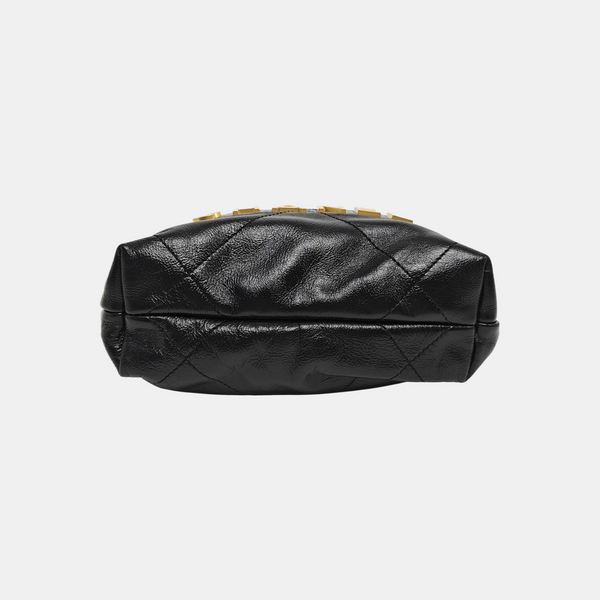 CHANEL 22 Mini Quilted Calfskin Black