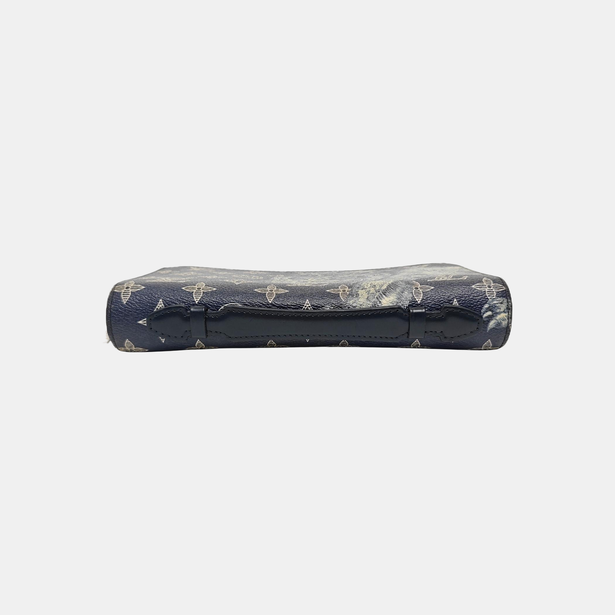 TROUSSE TOILETTE Monogram Coated Canvas Blue