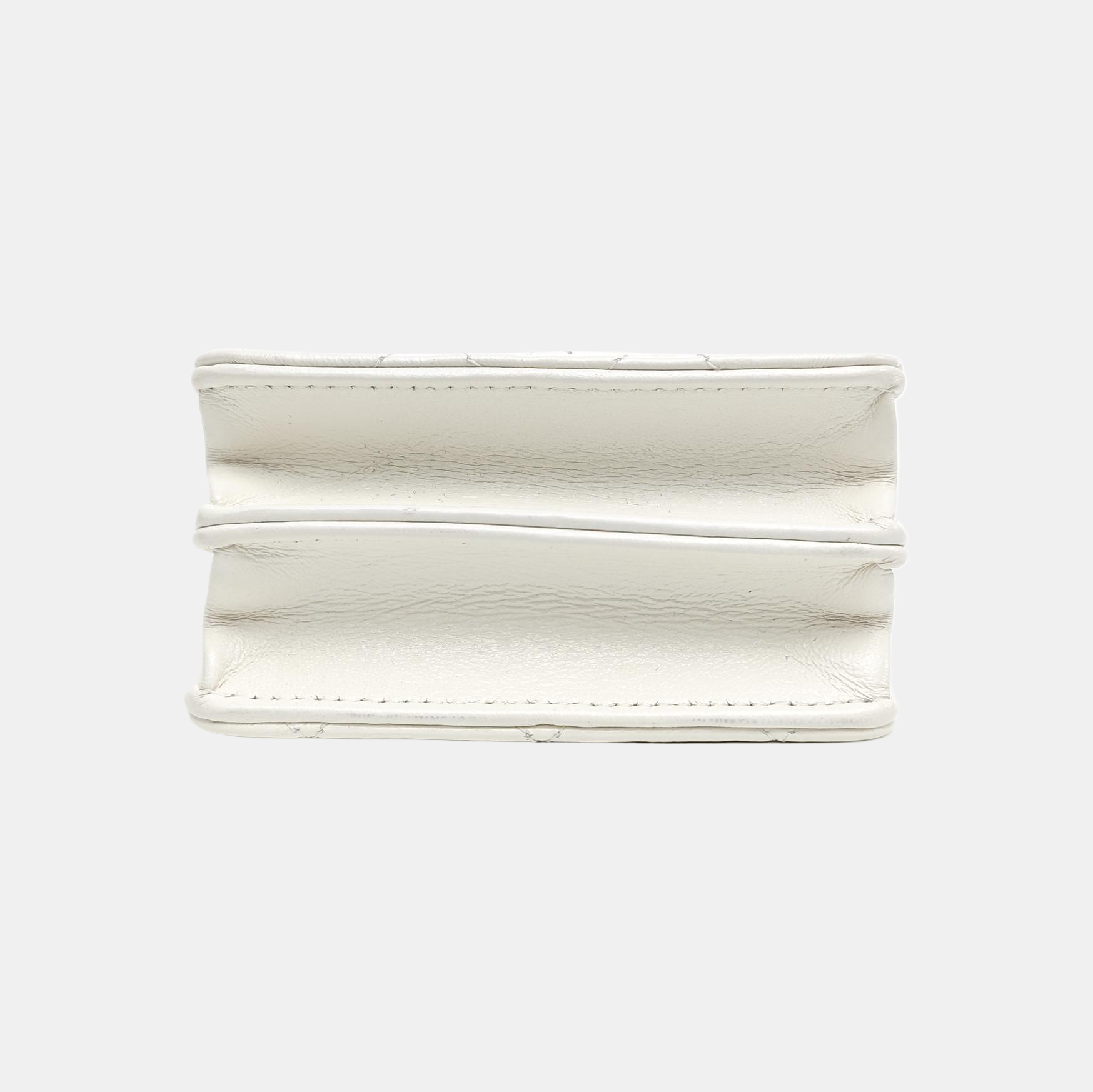 WOC Quilted Lambskin White