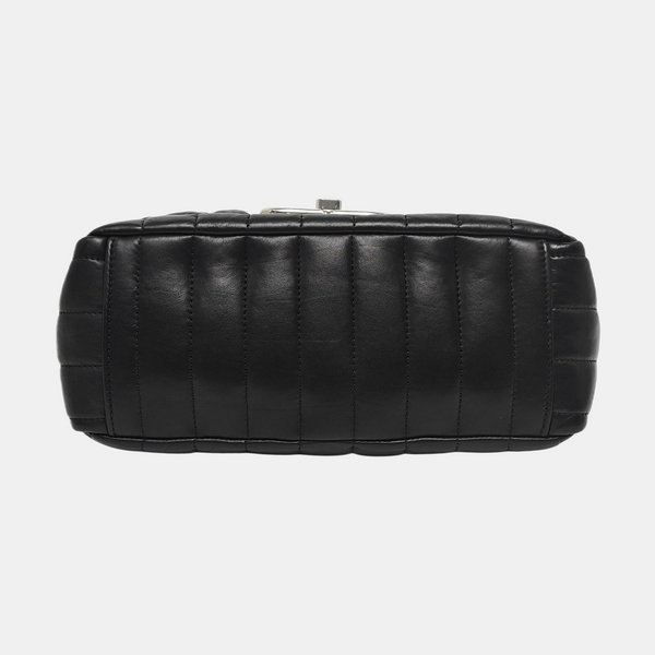 Monaco Small Quilted Calfskin Black