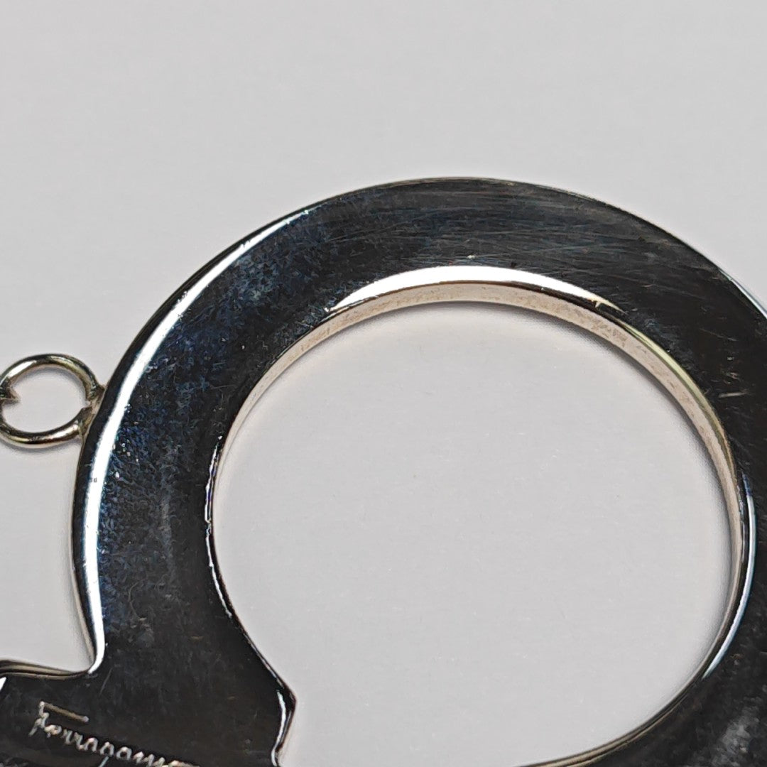 Metal Bag Charm Silver