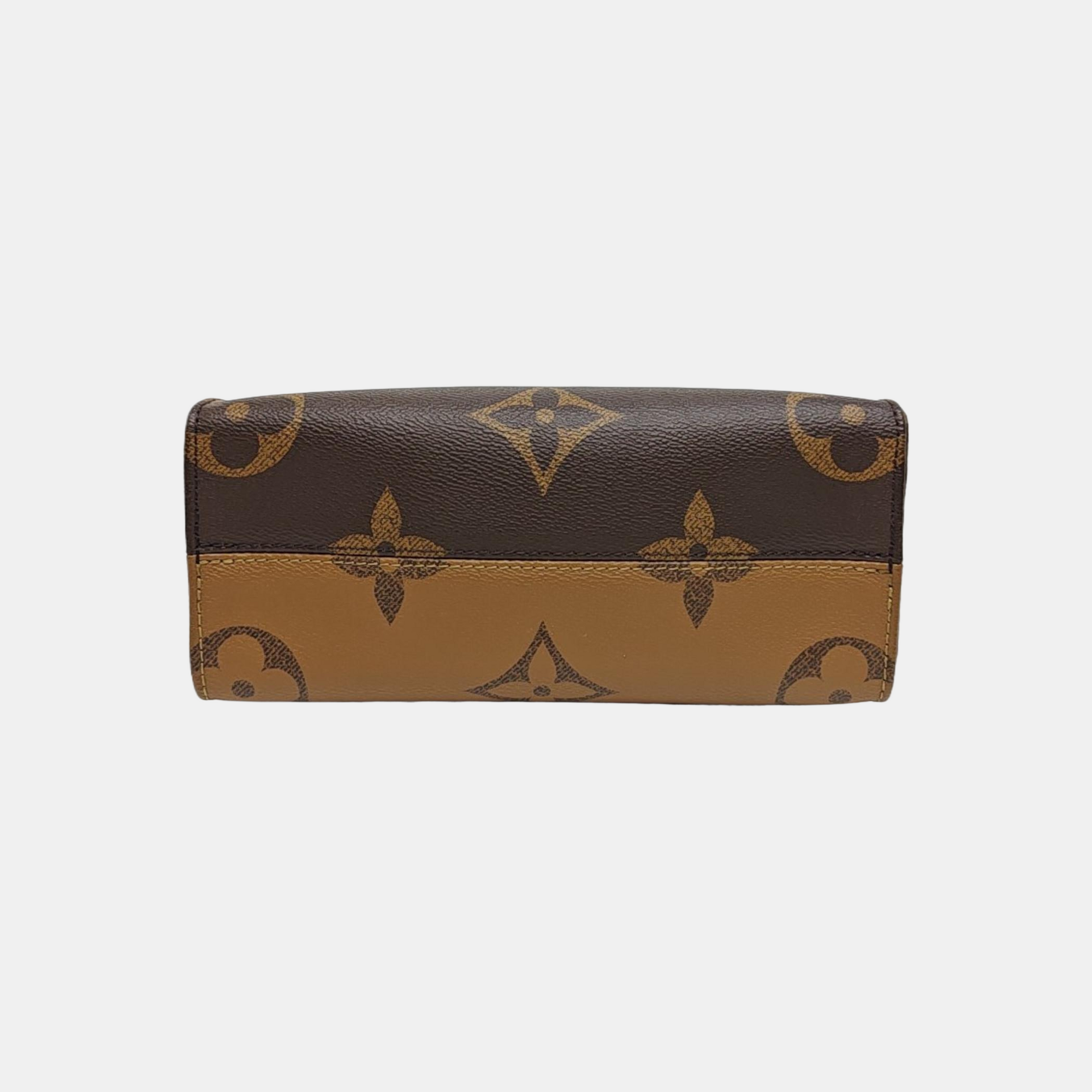 ONTHEGO PM Monogram Coated Canvas Brown