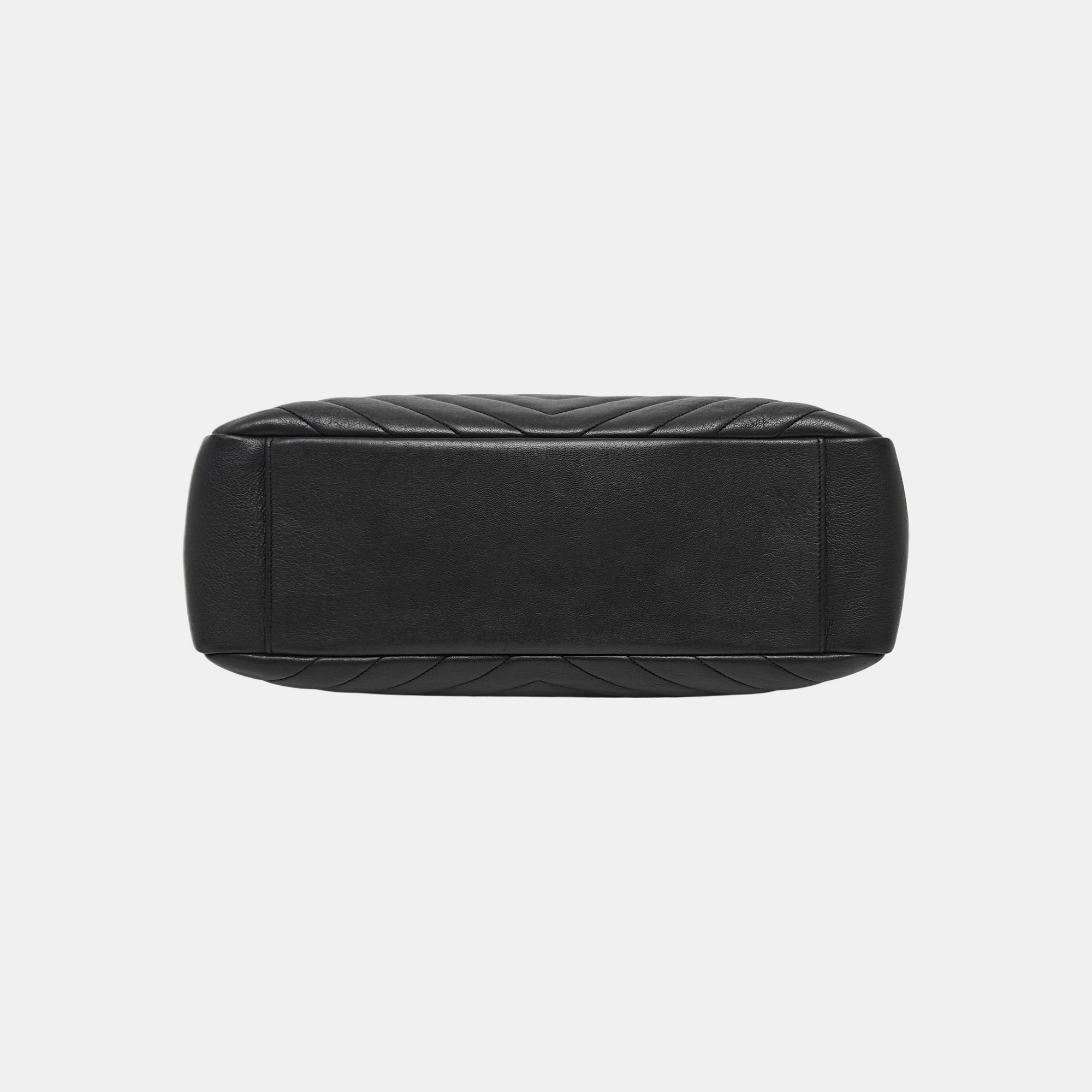 MONOGRAM Chevron Lambskin Black
