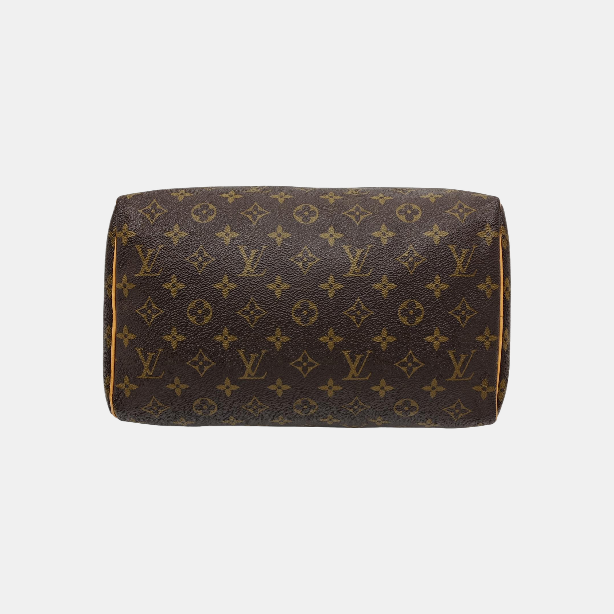 SPEEDY 30 Monogram Coated Canvas Brown