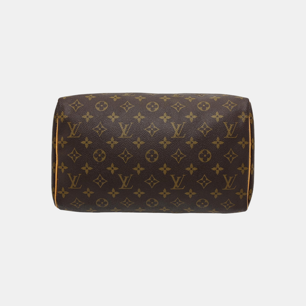 SPEEDY 30 Monogram Coated Canvas Brown