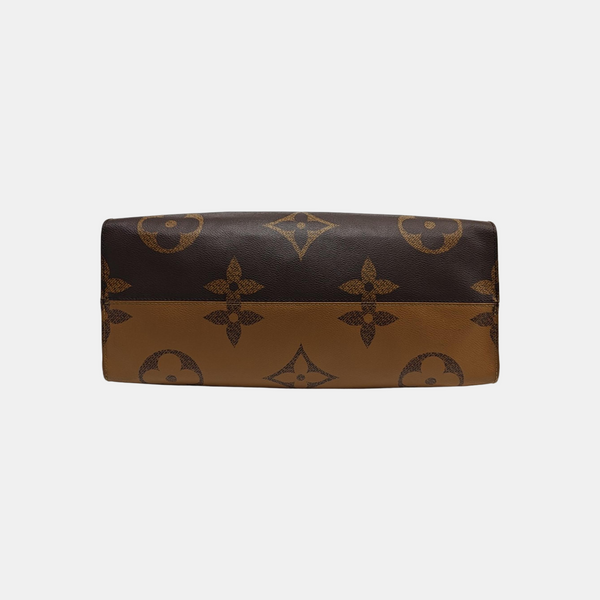 Authenticated pre-owned  ONTHEGO GM Monogram Coated Canvas Brown - Tote Bag at Looply