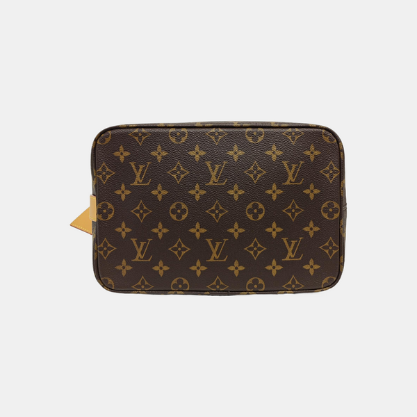 ALL IN GM Monogram Coated Canvas Brown