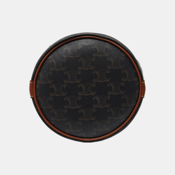 TRIOMPHE CANVAS Small Coated Canvas Brown