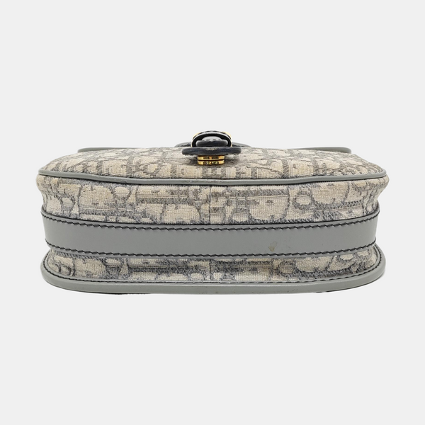 Bobby Medium Oblique Canvas Gray