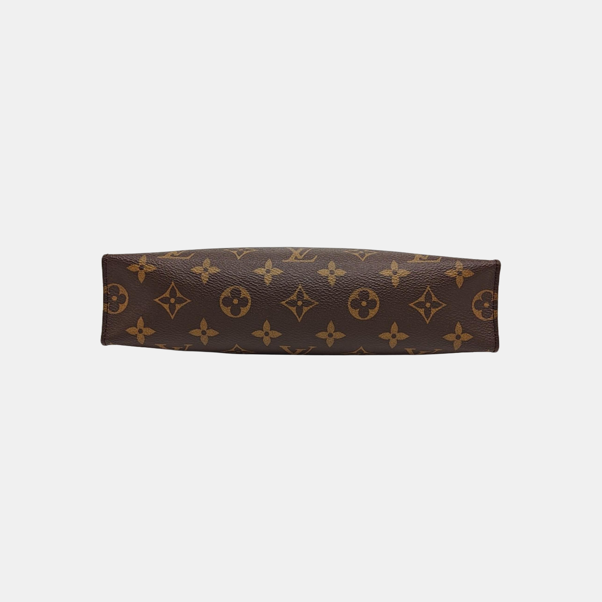 TOILET POCKET 26 Monogram Coated Canvas Brown
