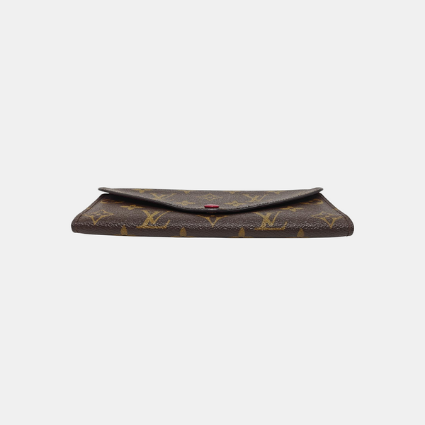 JOSÉPHINE Monogram Coated Canvas Brown Wallet
