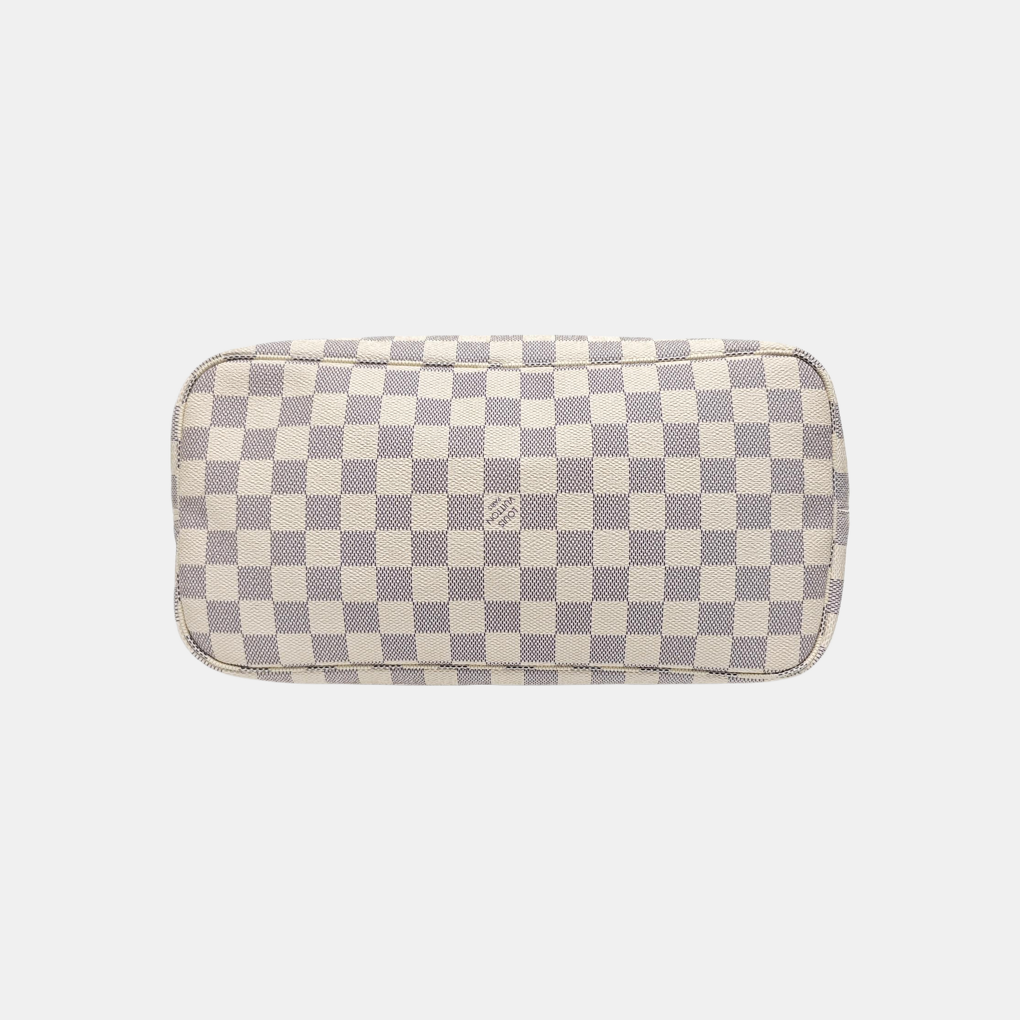 NEVERFULL MM Damier Azur Coated Canvas Beige