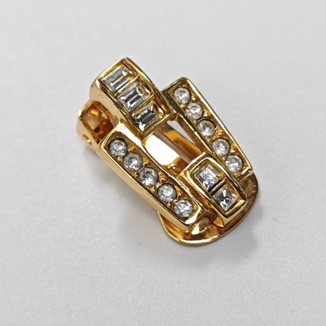 Metal Gold Clip On Earrings