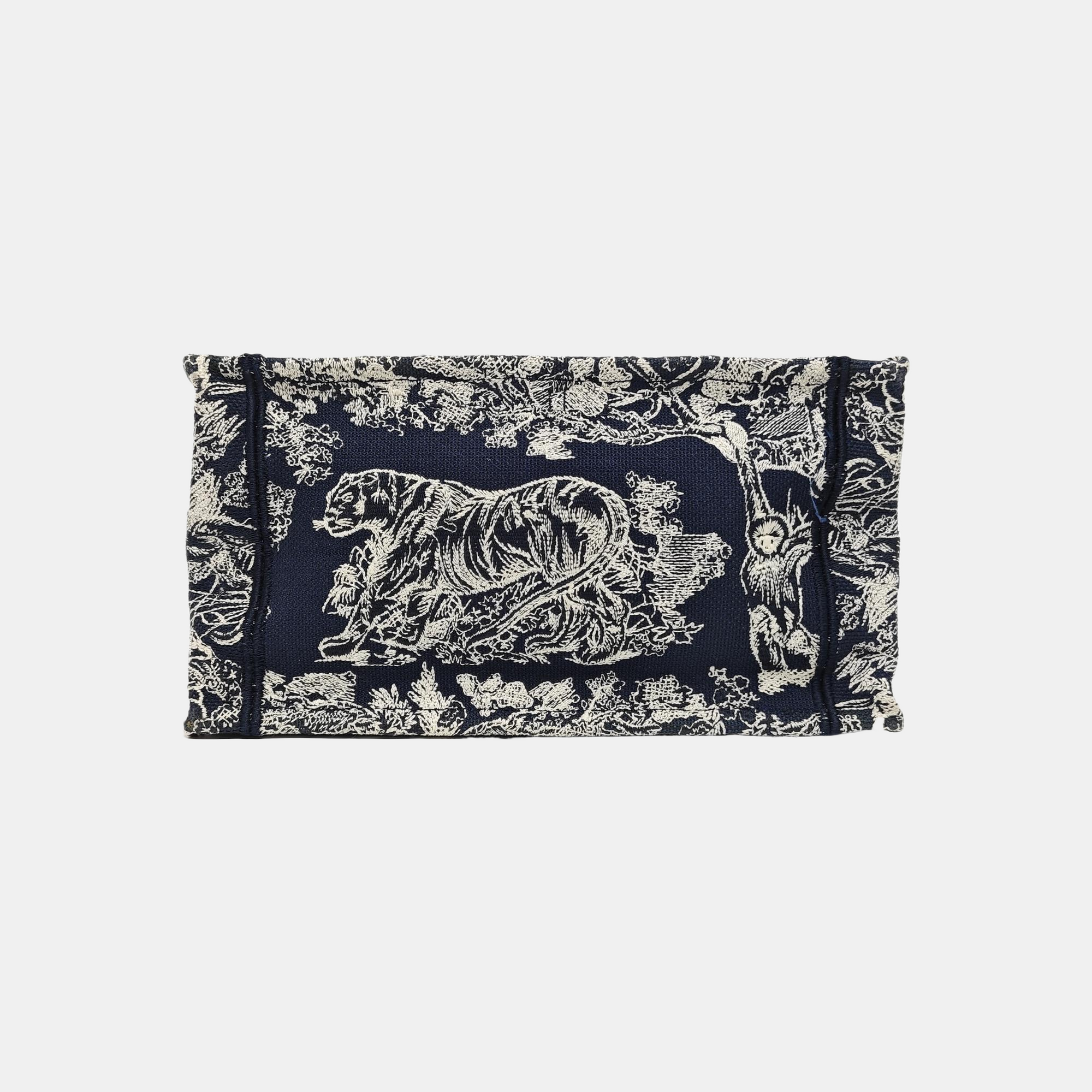 Book Tote Small Canvas Blue