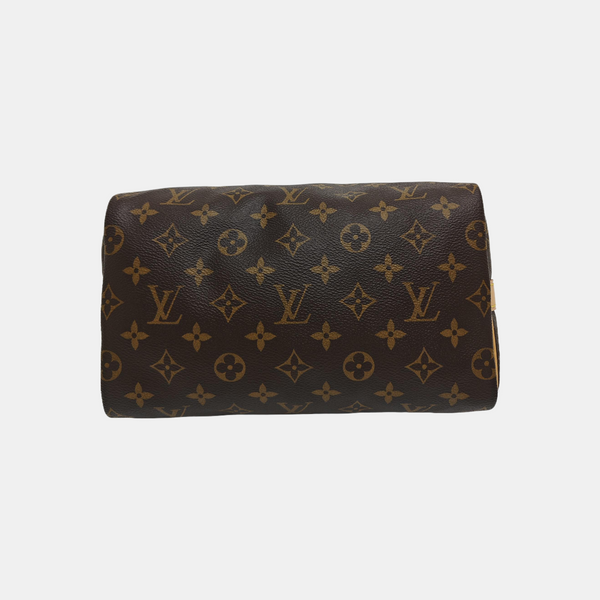 SPEEDY 25 Monogram Coated Canvas Brown
