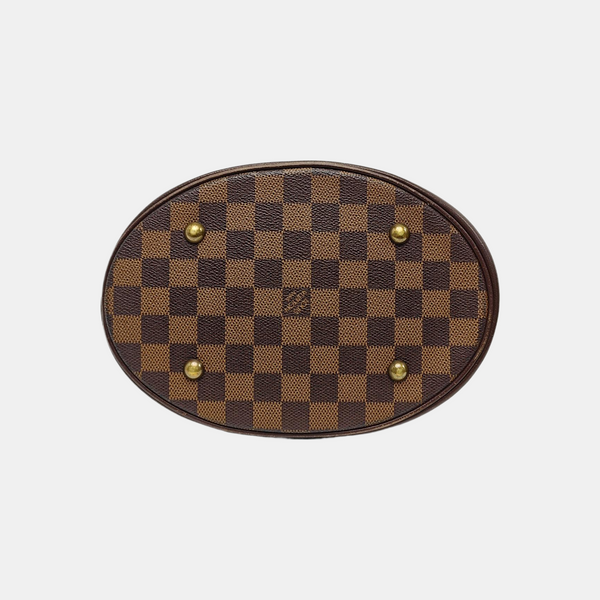 BUCKET PM Damier Ebene Coated Canvas Brown