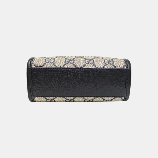 Retro Mini Monogram Coated Canvas Beige