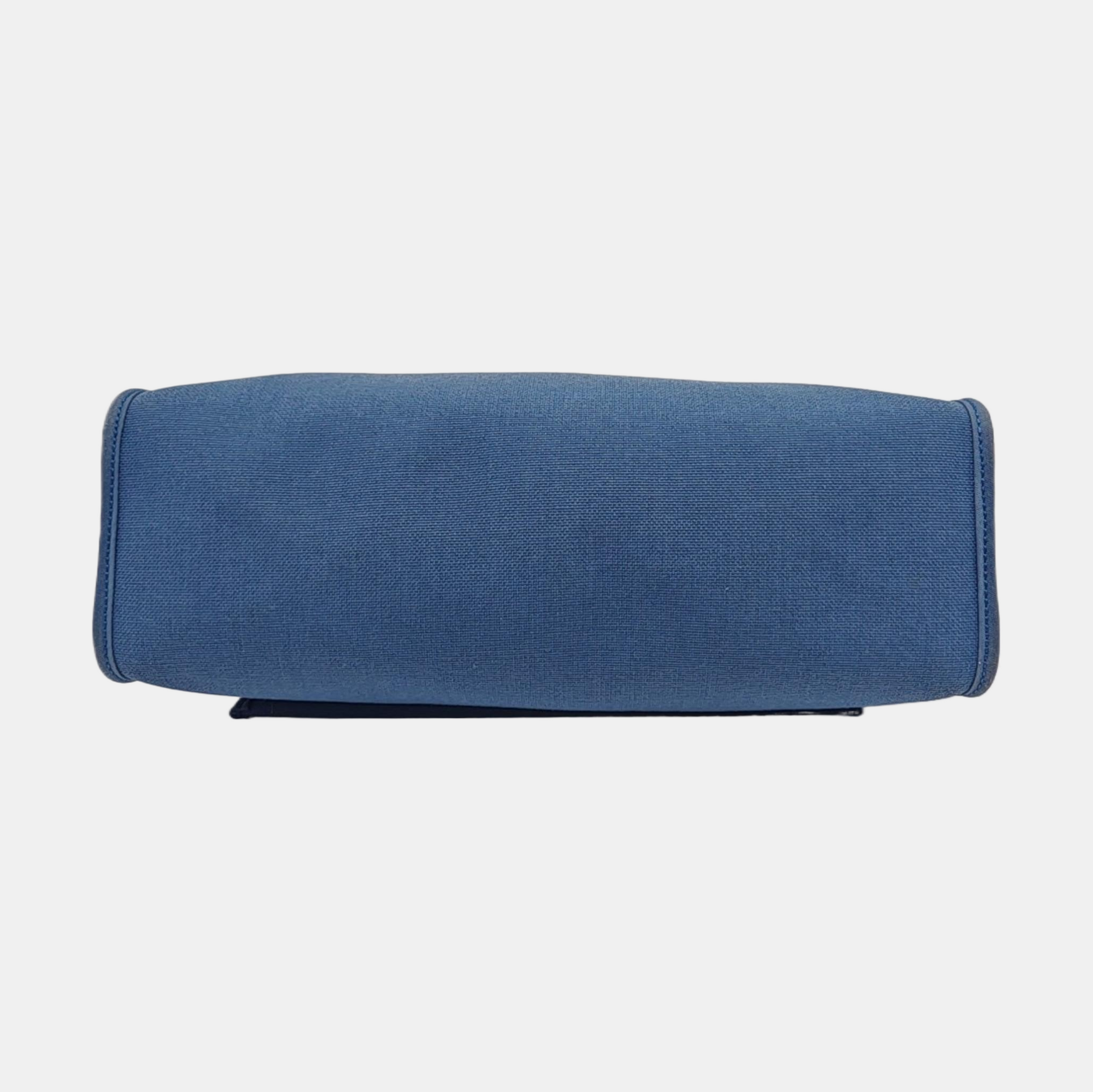 Authenticated pre-owned  Herbag 31 Canvas Blue - Shoulder Bag at Looply