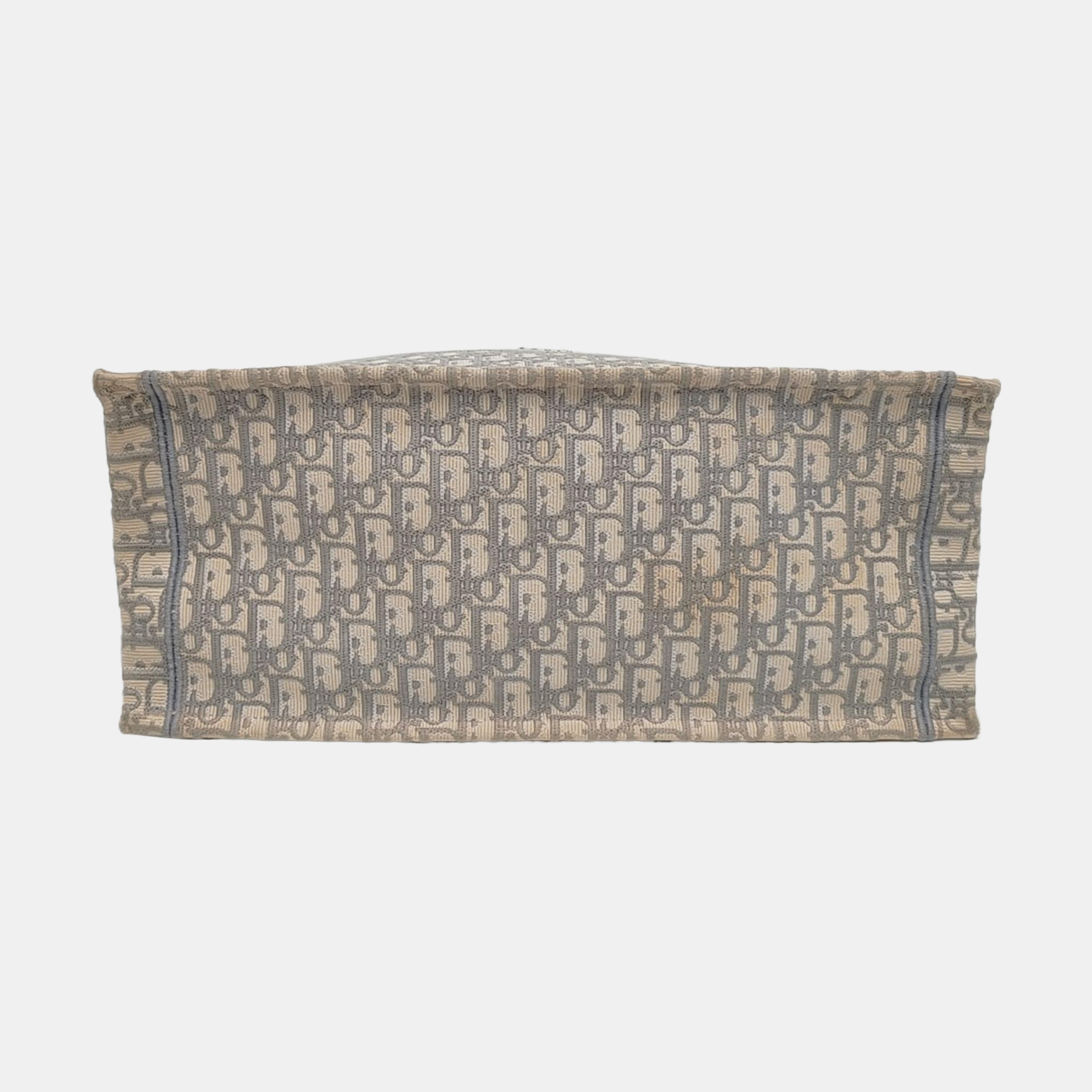 Authenticated pre-owned  Book Tote Large Monogram Canvas Grey - Tote Bag at Looply