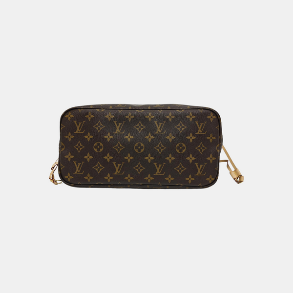 NEVERFULL MM Monogram Coated Canvas Brown