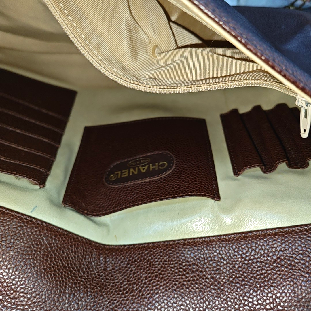 Grained Calfskin Brown