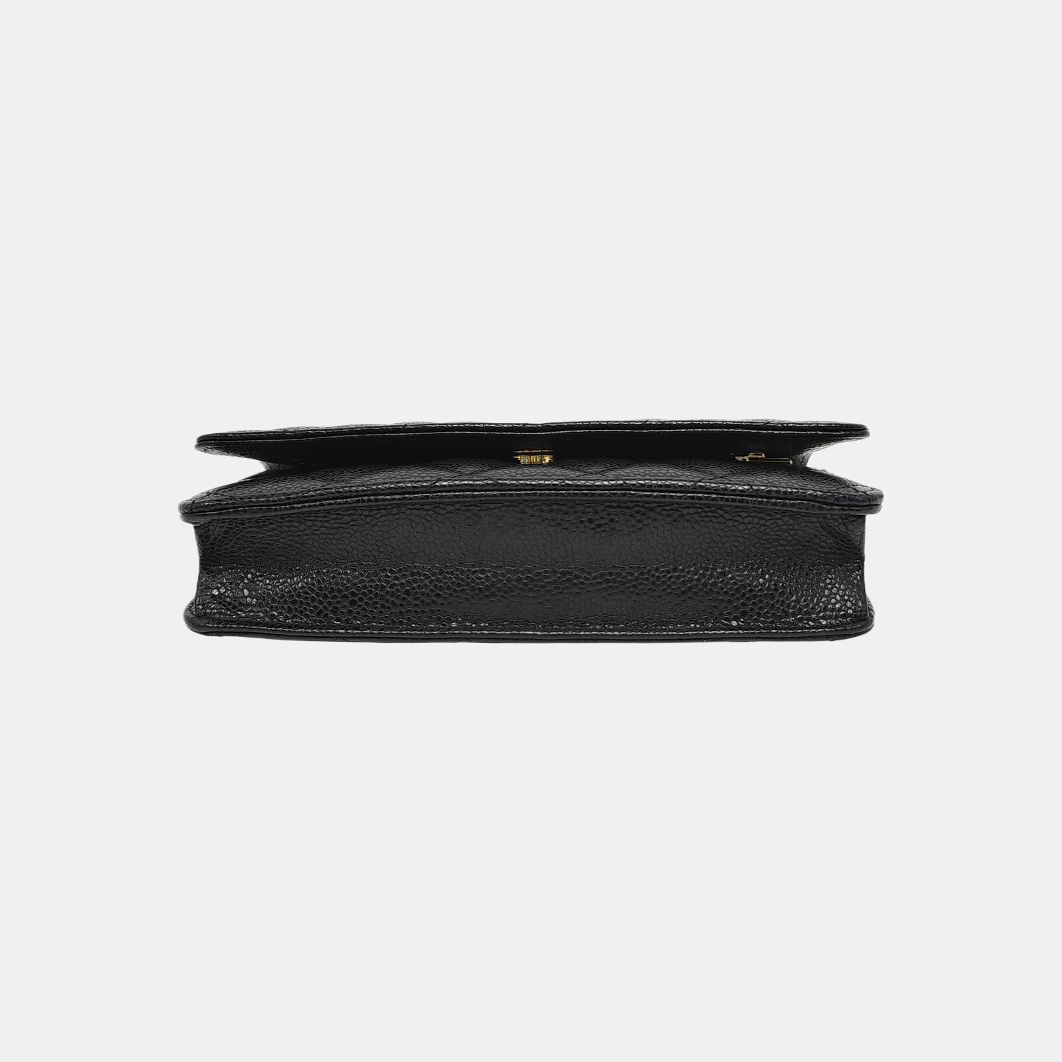 WOC Quilted Grained Calfskin Black