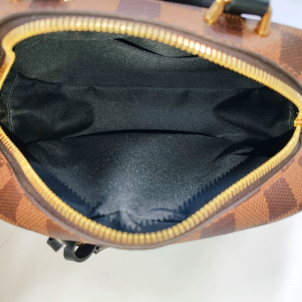 VALISETTE BB Damier Ebene Coated Canvas Brown