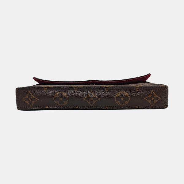 Authenticated pre-owned  FÉLICIE Monogram Coated Canvas Brown - Crossbody Bag at Looply