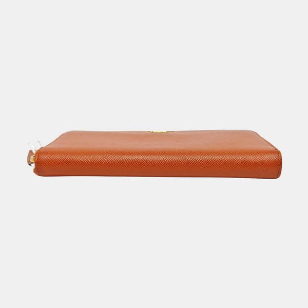Saffiano Calfskin Wallet Orange