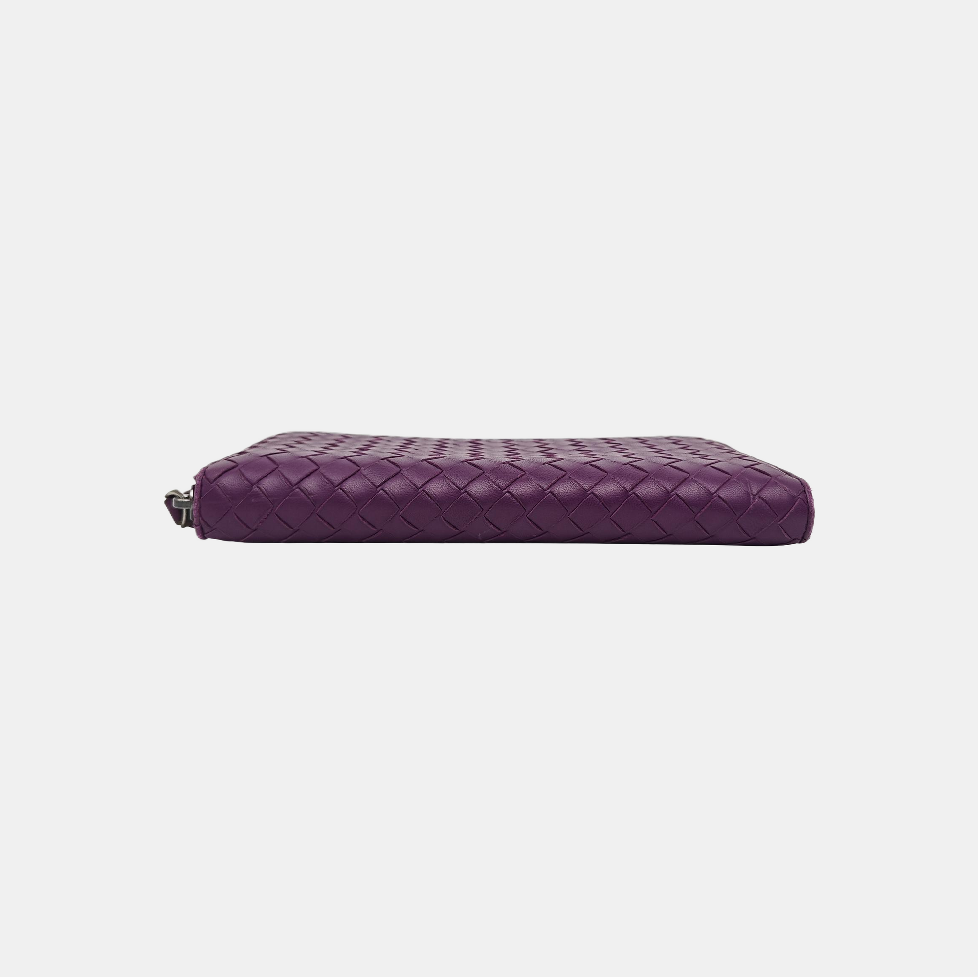 Calfskin Wallet Purple