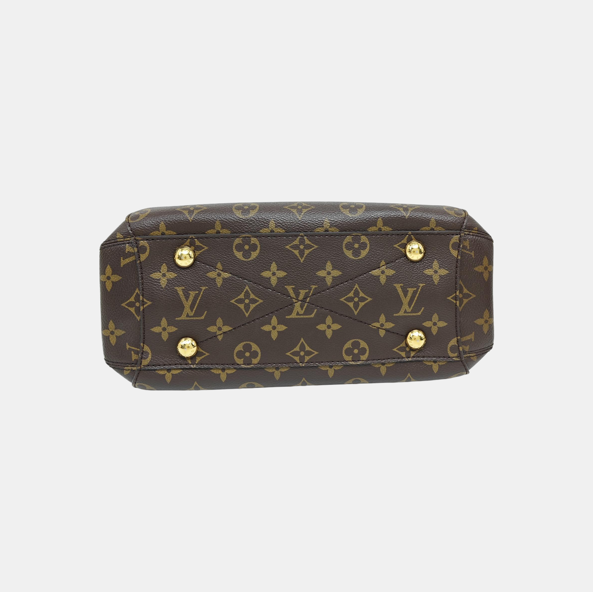 MONTAIGNE BB Monogram Coated Canvas Brown