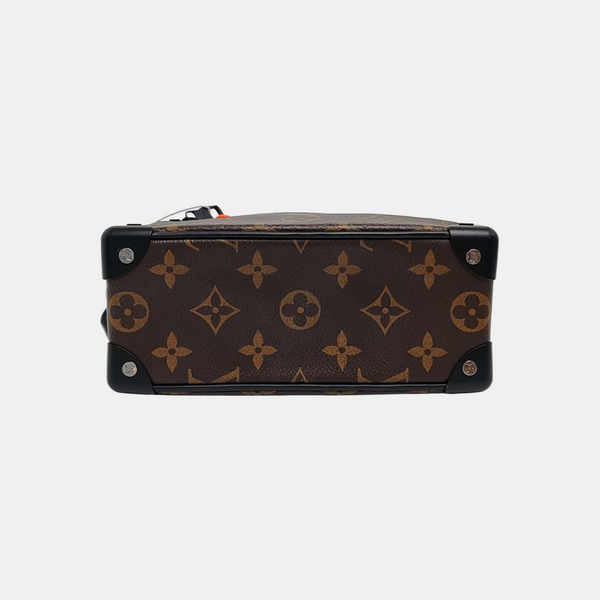 SOFT TRUNK Mini Monogram Coated Canvas Brown