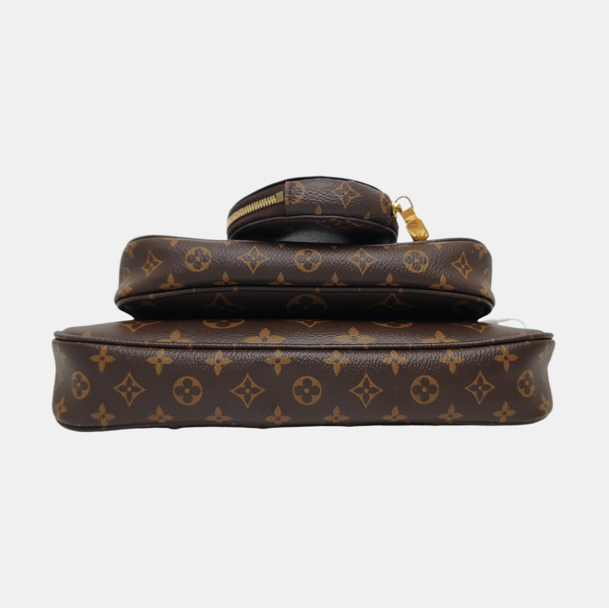 MULTI Monogram Coated Canvas Brown