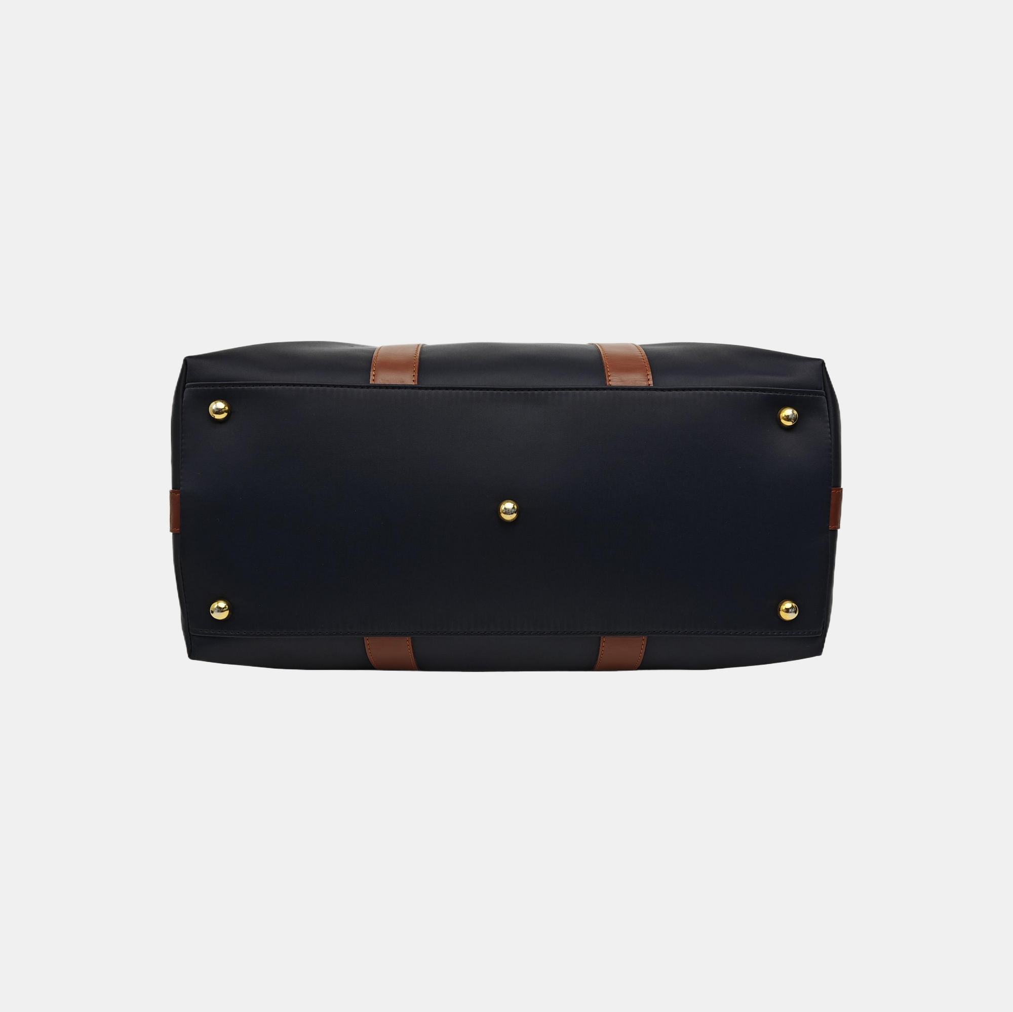 Fabric Top Handle Bag Blue