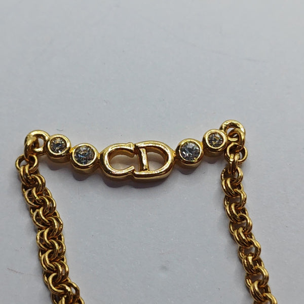 Collar Petit CD de Metal Dorado
