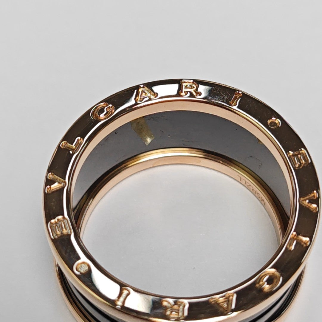 B.ZERO1 18k Rose Gold Ring EU 61