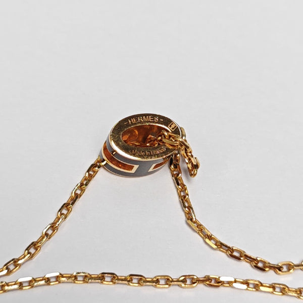 Pop H Metal Gold Necklace
