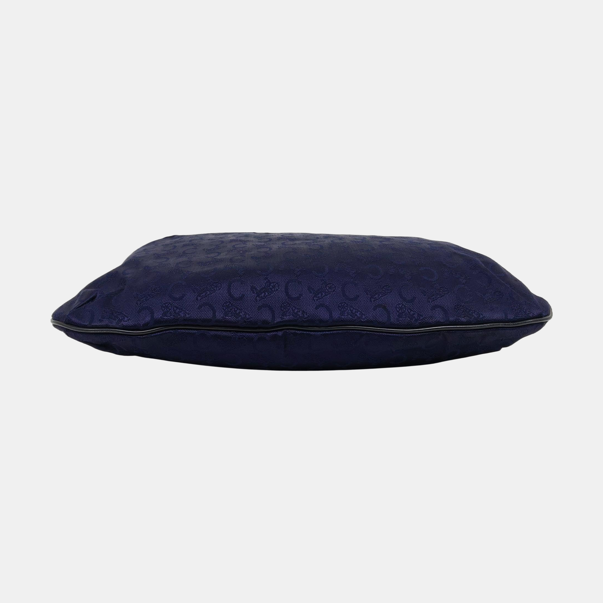 Canvas Top Handle Bag Blue