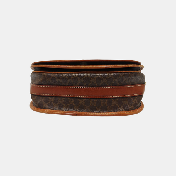 MACADAM CLUTCHES Coated Canvas Brown