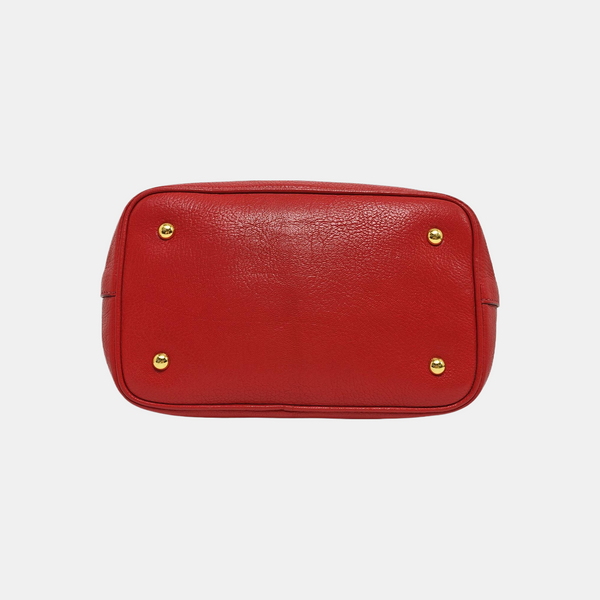 Bow Calfskin Red