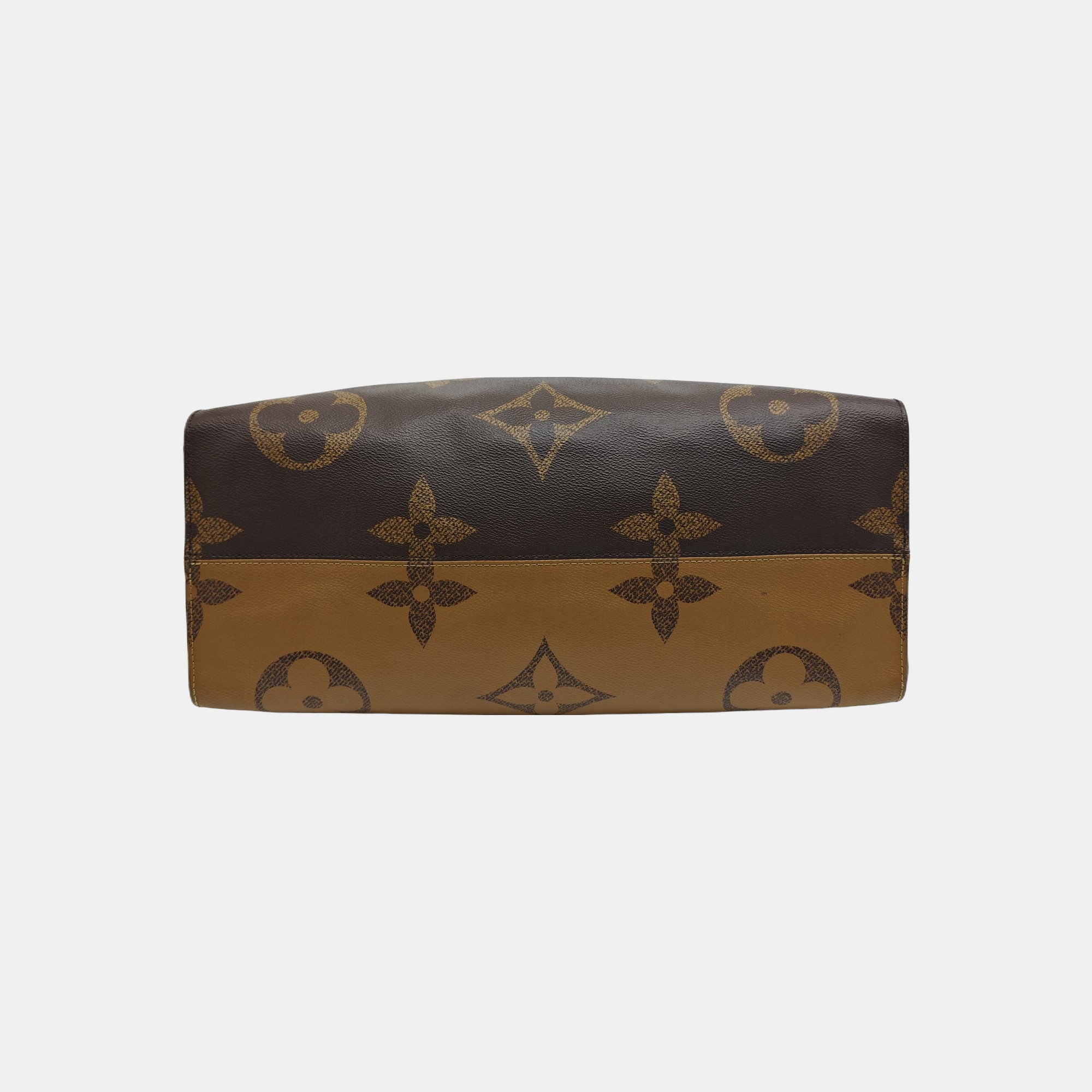 ONTHEGO GM Monogram Coated Canvas Brown