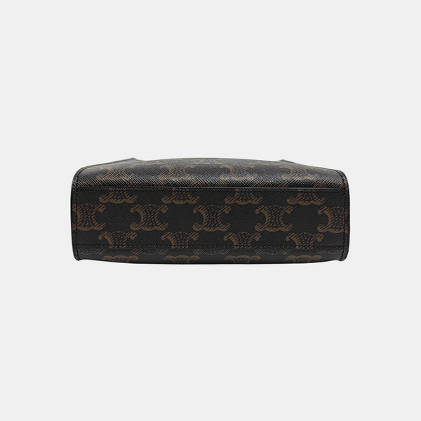 CABAS CELINE Mini Coated Canvas Brown