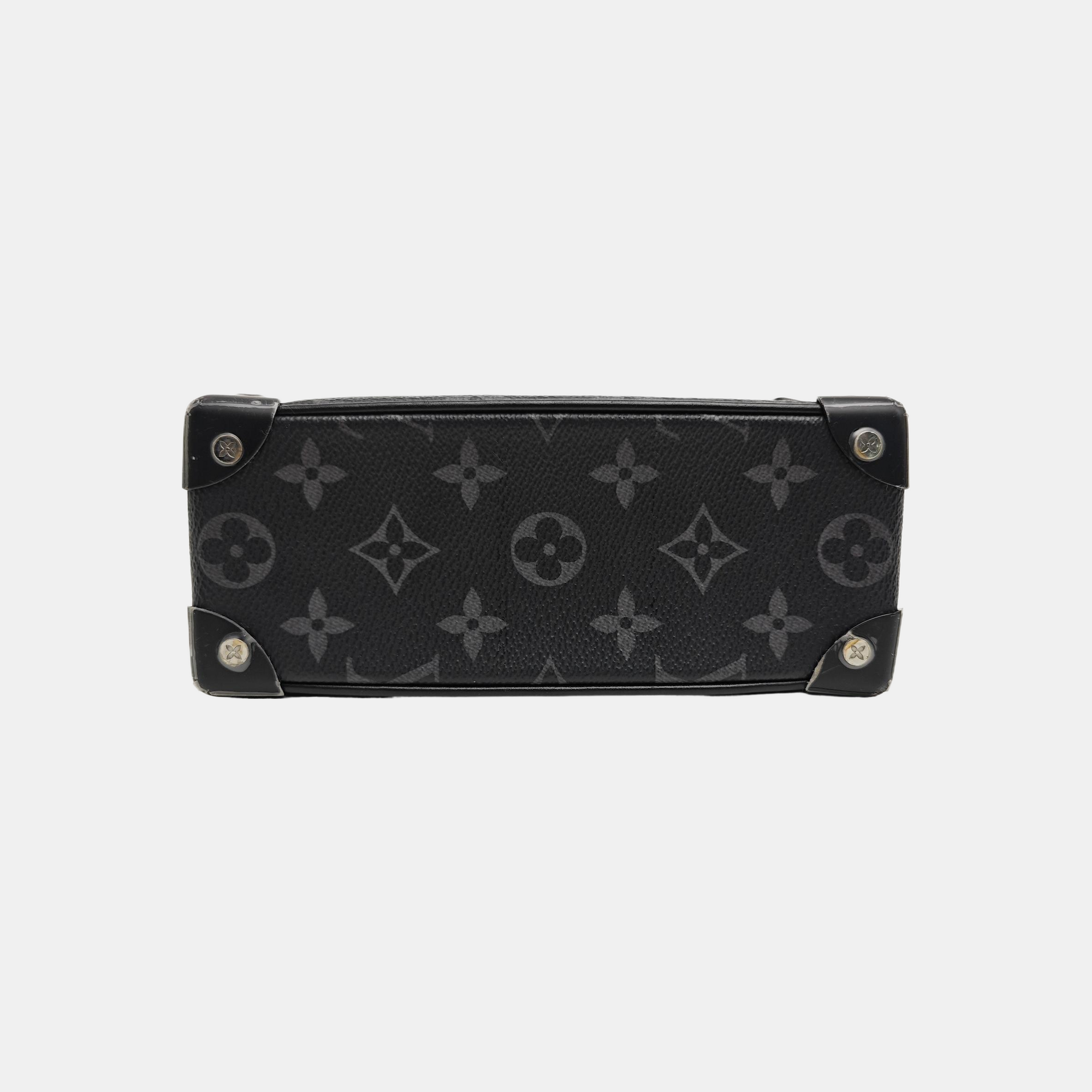 SOFT TRUNK Mini Monogram Coated Canvas Black