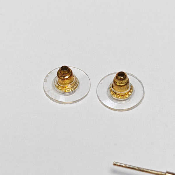 Metal Gold Stud Earrings