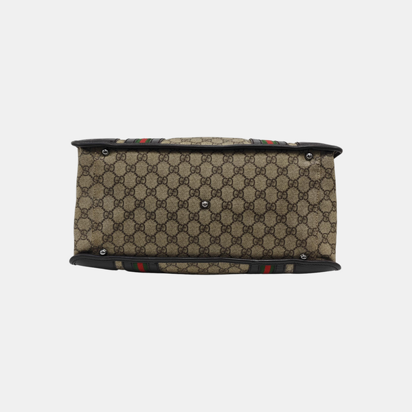 Sherry Monogram Coated Canvas Brown