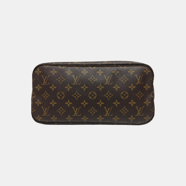 NEVERFULL MM Monogram Coated Canvas Brown