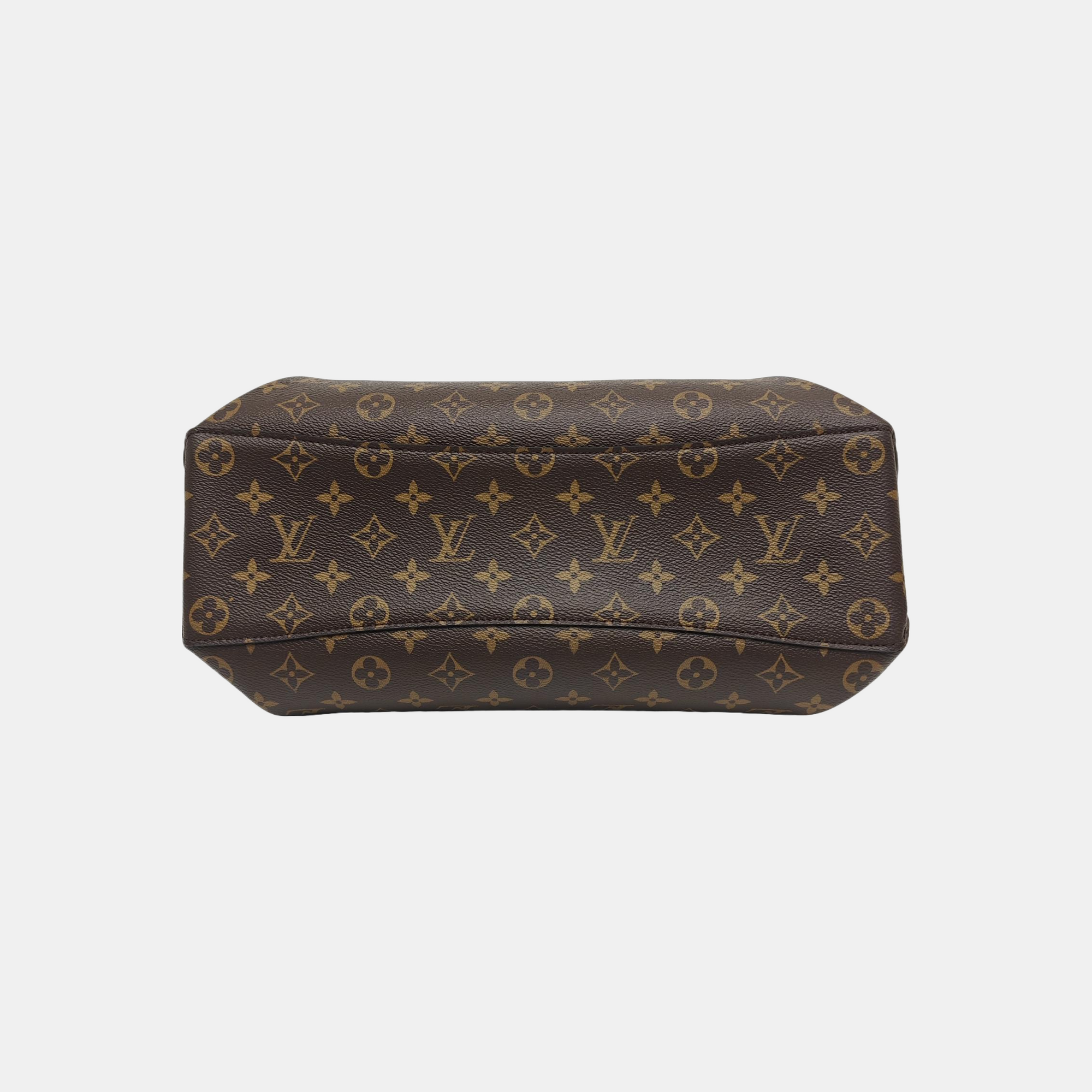 RIVOLI MM Monogram Coated Canvas Brown